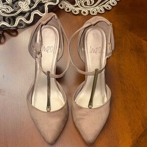 Impo Women's Brown Ankle Strap Heels